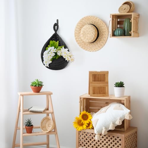 Honeydak 3 Hanging Baskets, Grey Mix, Classic Teardrop - color: Grey Mix, style: Classic Teardrop