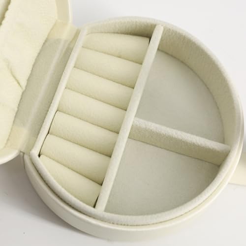 COLLECTIVE HOME Small Travel Jewelry Case for Women, Detachable Handle (l) - color: l