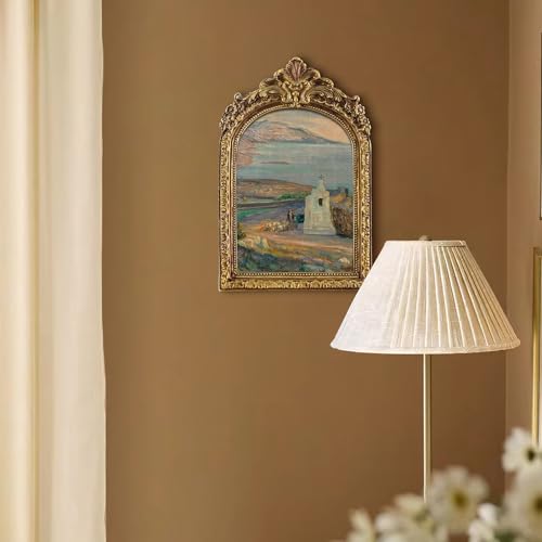 FOLKOR Coastal Wall Art for Gold Picture Frame, Beach Landscape Canvas Prints Home Living Room Bedroom Kitchen Decor, Ocean Wall Decor for Tabletop Gallery Wall Hotel Decoration, 5x7 - color: Evening Coastal Landscape, size: 5x7"
