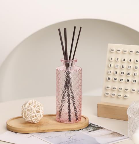36pcs Pink Glass Bud Vase Set, Small Flower Vases for Centerpieces in Bulk - color: Pink, size: 36pcs