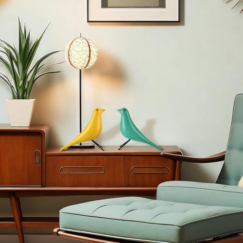 AceOrbit 3 Pcs Mid Century Modern Decor, Large Ceramic Birds - style: Retro Style