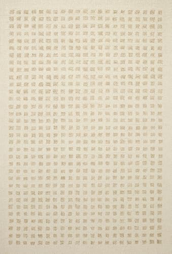 Loloi Chris Loves Julia Polly Ivory/Natural 3'-6" x 5'-6" Accent Rug - color: Ivory / Natural, size: 3'6" x 5'6" (Rectangular)