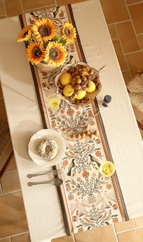 bilin gaier Designer French Linen Table Runner,71"x12"-Seville - color: Seville, size: 12"*71"