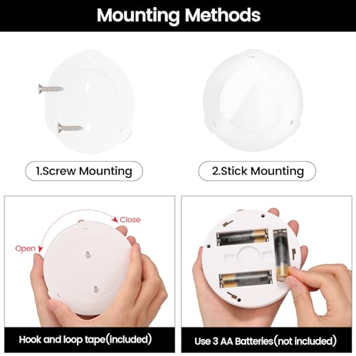 Wireless Spotlight Battery Powered, LED Picture Light with Remote - color: White+Gold