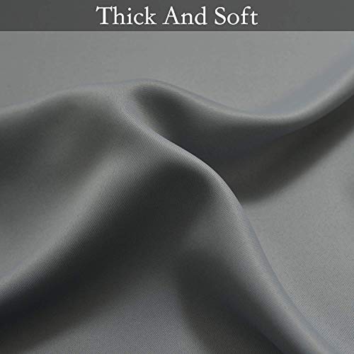 SimpleHome Ombre Grey to Grey White Curtains for Living Room 42Wx54L - color: Grey, size: 42"W x 54"L (Pack of 2)