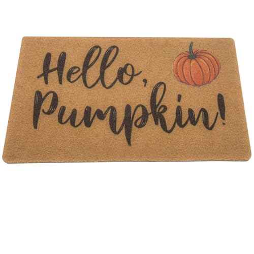 Hello-Pumpkin-Welcome-Doormats-Non-Slip-Fall-Harvest-Festival-Front-Mat - color: Hello Pumpkin