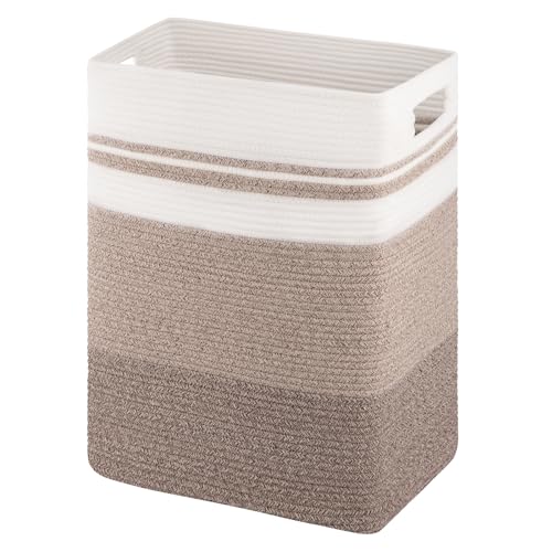 OIAHOMY Laundry Hamper Laundry Basket Cotton Rope Storage Baskets Yellow - color: Gradient Yellow