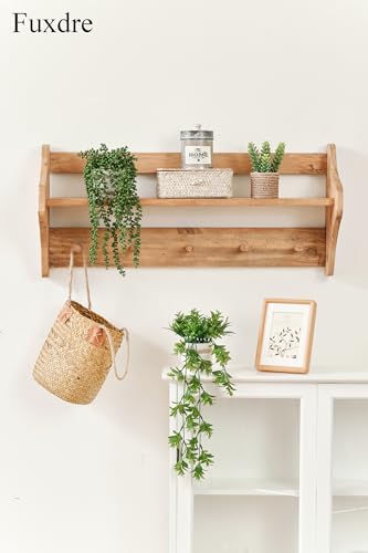 2 Pack Fake Hanging Plants, Faux Eucalyptus Vine Fern and String of Pearls - color: Hangingb-2pcs