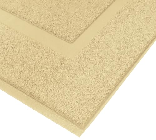 Utopia Towels Cotton Bath Mat, 21x34 in, 2 Pack, Champagne - color: Champagne, size: 2 Bath Mats