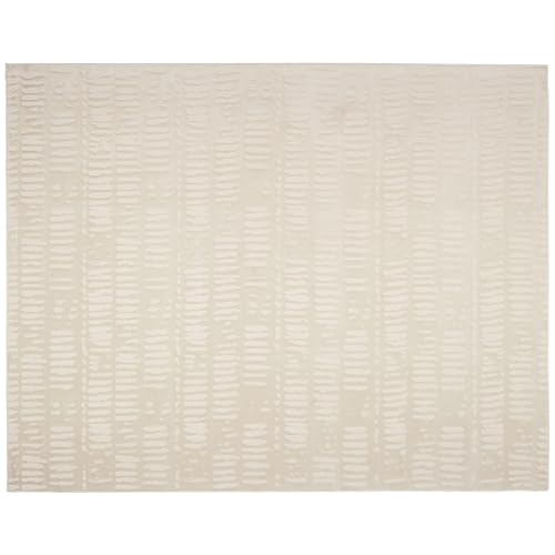 Revival Rugs Shell 7'x9' Area Rugs - Washable, Medium Pile, Beige, Cream - color: Beige/Cream, size: 6'7" x 9' (Rectangular)