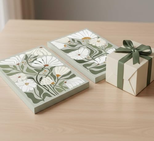 HSHFKLH 2 Pcs Boho Wildflowers Canvas Wall Art 16x24in - color: Canvas, size: 16x24in