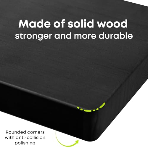 Small Floating Shelves for Wall Set of 4, 6 Inch Square Shelves,Black - color: Black, size: 6 Inch-4 Pcs