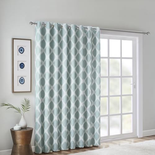 Sun Smart Blackout Window Curtains, Thermal Insulated 1 Panel 100x84 Aqua - color: Aqua, size: 100"W x 84"L (Pack of 1)