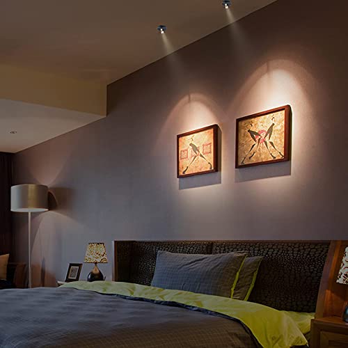 Spotlight Battery Operated, Wireless LED Puck Light - color: Black Gold