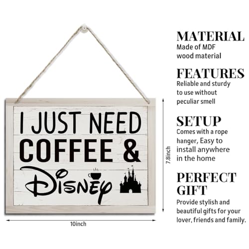 Coffee Sign, Rustic Kithen Hanging Wood Plaque Sign, Kithen Desktop Decoration Coffee Wood Signs, Cute Coffees Decor, Coffees Lover Decor for Home Office, Cafe Decoration - color: Funny Mouselet Sign 01