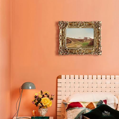 FOLKOR Framed Wall Art for Home Office Decor, Spring Landscape Canvas Prints for Kitchen Bedroom Decoration, Farmhouse Artwork for Nursery Room Guest Room, 5x7 - color: Country Lane, size: 5x7"