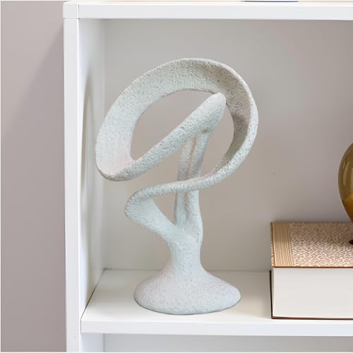 12" Modern Musical Note Decorative Sculpture, Abstract Musical Note Trophy Sculptures,Home Decor,Coffee Table Statues,Shelf Top Decor Aesthetics,Dining Living Room Desk Decor - color: 12"light Gray-round Bottom