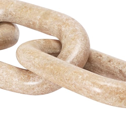 Bloomingville Decorative Marble Chain, Variegated Blush Tones - color: Pink