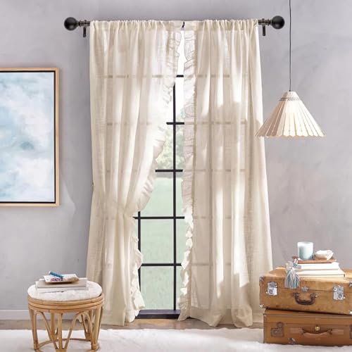 Golde Curtain Rods for Windows 18 to 144 inches,1 Inch Modern Metal Drapery Rods,Adjustable Heavy Duty Curtain Pole with Round Finials(18"-144"Black Gold) - color: Black Gold, size: 18"-144"
