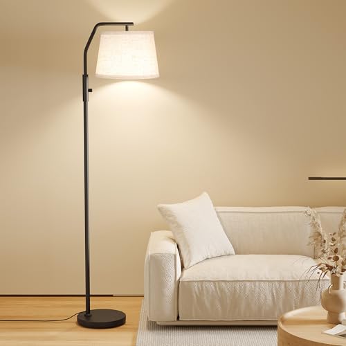 SUNMORY Floor Lamps for Living Room, 0-100% Dimmable Standing Lamp - color: Black