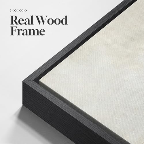 Framed Blue Green Abstract Landscape Wall Art, 3 Piece Set, Each 16x24 In - color: Tranquil Lakeview, size: 16" W x 24" H x 3pcs