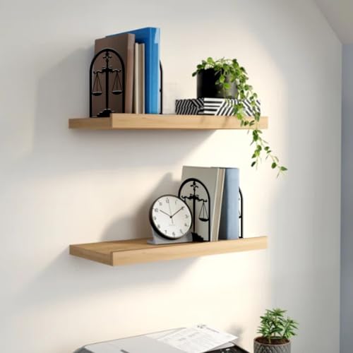 2pcs Balance Scale Book Ends Fair Black Metal Non-Slip Bookends Reading Decorative Large Book End Stoppers for Shelves Birthday Housewarming - style: Balance Scale