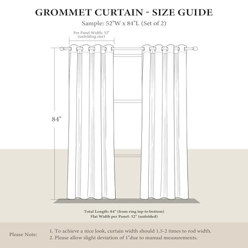 NICETOWN Aqua Blue Foil Print Curtains 90 inch Long for Patio - color: 1 - Aqua Blue, size: 52"W x 90"L (Pack of 2)