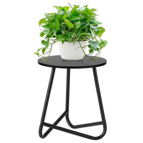 Plant Stand Indoor,Small Plant Table,Metal Display Rack,Black,14In - color: Black, size: 14 In