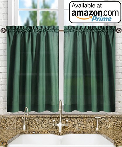 Ellis Curtain Stacey 54-by-13 Inch Ruffled Filler Valance (Harvest) - color: Harvest