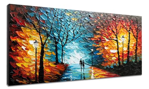 Alenoss Hand Painted Modern Oil Paintings Wall Art - color: AL-B98