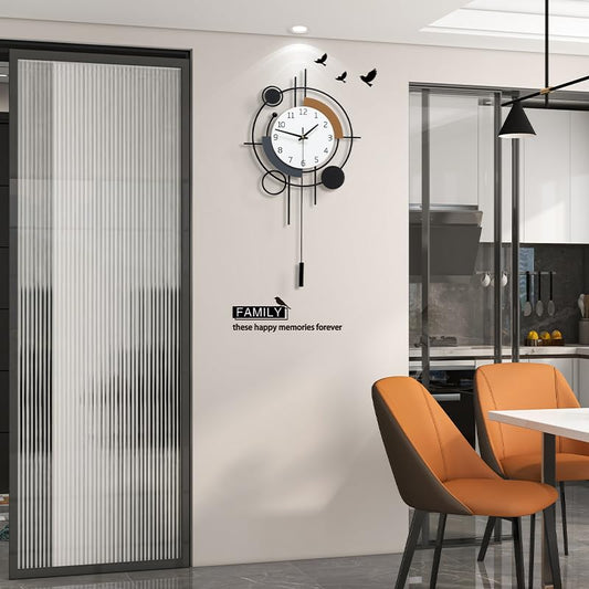 Large Wall Clocks for Living Room Decor Modern Silent Wall Clock - size: 14*23 inch