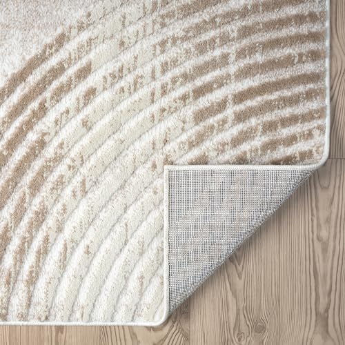 Abani 10x14 Viva Area Rug, Cream Beige Mid Century Modern Arch - size: 10' x 14' (Rectangular)