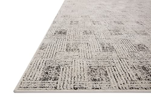 Loloi Kamala Grey/Graphite 6'-7" x 9'-6" Area Rug - color: Grey / Graphite, size: 6'7" x 9'6" (Rectangular)