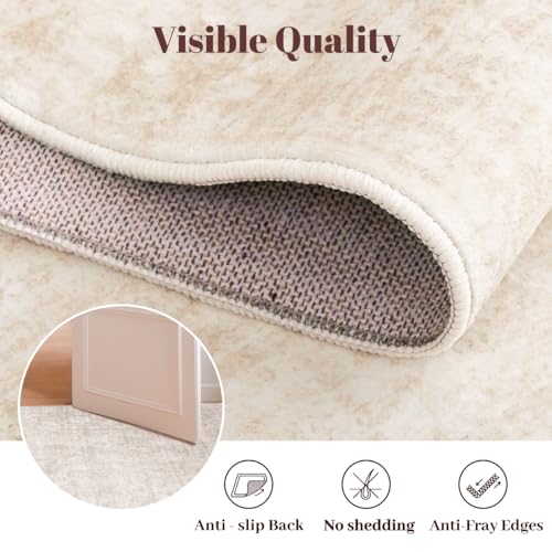 Homemate Washable Rug 10x14 Area Rugs - Vintage Rugs for Living Room - color: Grey, size: 10x14 ft