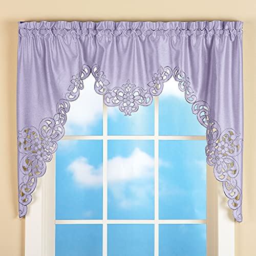 Collections Etc Elegant Scalloped Design Cut-Out - color: Lavender