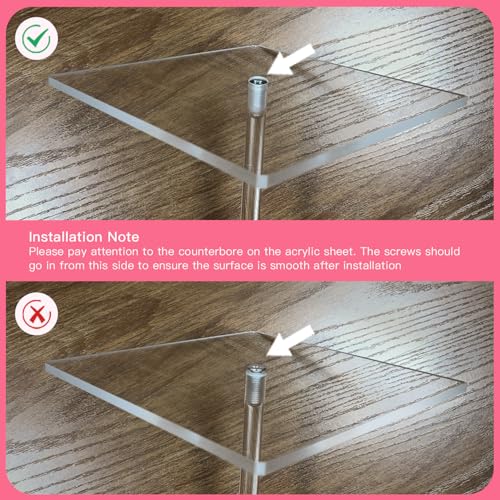 TekXYZ Acrylic Balloon Stand for Table Centerpiece, Adjustable 4-Pack - color: 4 Pack