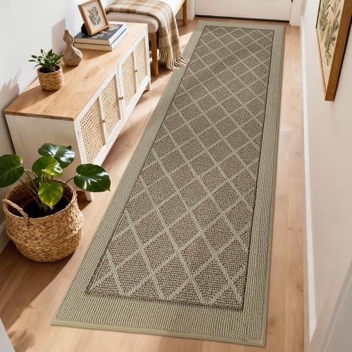 COSY HOMEER Hallway Runner Rugs Door Mat 2.8x10 Ft Dirt Trapper,Beige - color: Beige, size: 2'8" x 10' (Rectangular)