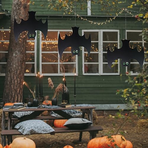 Bat Decor Halloween Party Indoor and Outdoor Supplies Bat Metal Wall Art