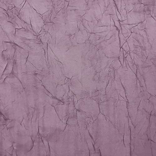 No. 918 Erica Crushed Sheer Voile Rod Pocket Curtain Panel, 51" x 84", Purple - color: Purple, size: 51"W x 84"L (Pack of 1)