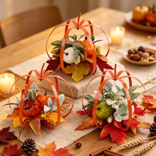 winemana Fall Centerpieces for Tables Thanksgiving Tabletop Decorations - size: style 2