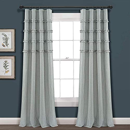 LLPJS Curtain Rings with Clips, 1.26 inch ID, 100 Pack, Black - color: Black, size: 1.26" I D Set of 100