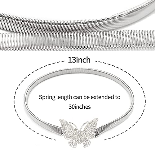 6Pack Curtain Tiebacks Aluminum Alloy Spring Design Curtain Holdback Leaf Carving Design Curtain Ties for Drapes Curtain Ties Backs Curtain Modern Style Curtain Holdback Decor(Sliver Butterfly) - color: Sliver Butterfly