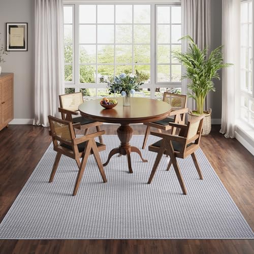 YDKGL Washable Area Rugs 5x7 ft Non Slip Area Rug for Living Room Gray - color: A- Light Grey, size: 5' x 7'