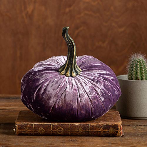 Your Heart's Content Luxe Lilac 6.25 inch Velvet Pumpkin (Luxe Lilac) - color: Large Luxe Lilac