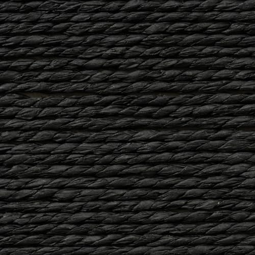 LA JOLIE MUSE Bathroom Basket Organizers, Paper Rope Storage, Black 4 Pack - color: Black