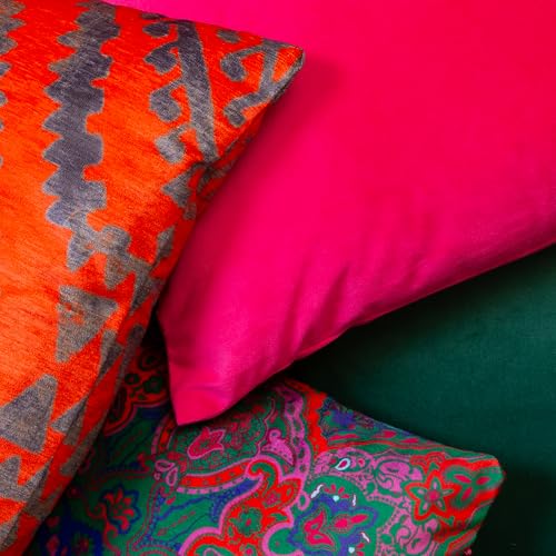 Boho Decorative Throw Pillow Covers, Set of 4, 18x18 Inch Modern Paisley Accent Pillow Covers 4-Pack - color: Modern Mandala