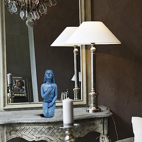Reading Lady Statue, Decorative Female Figurine Thinker Aesthetic Sculpture, Bookshelf Desk Home Living Room Bedroom Modern Abstract Decor (Self Love) - style: Self Love