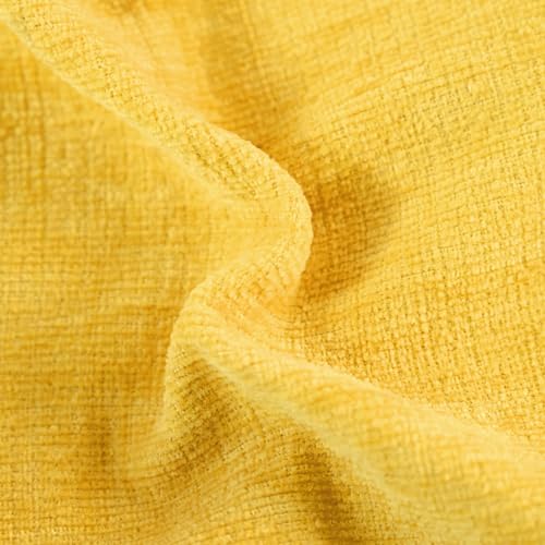 CaliTime Decorative Throw Pillow Covers 16 X 16 Inches Mustard Yellow - color: Mustard Yellow, size: 16" x 16" (Pack of 2)