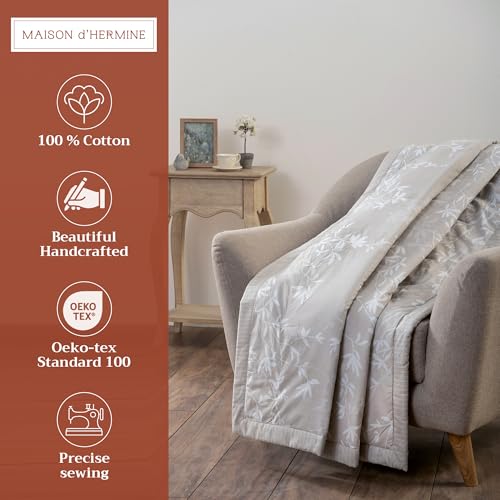 Maison d' Hermine Throw Blanket for Couch Lightweight Soft (60''X80'') - color: 034 - Louxor, size: 60"x80"