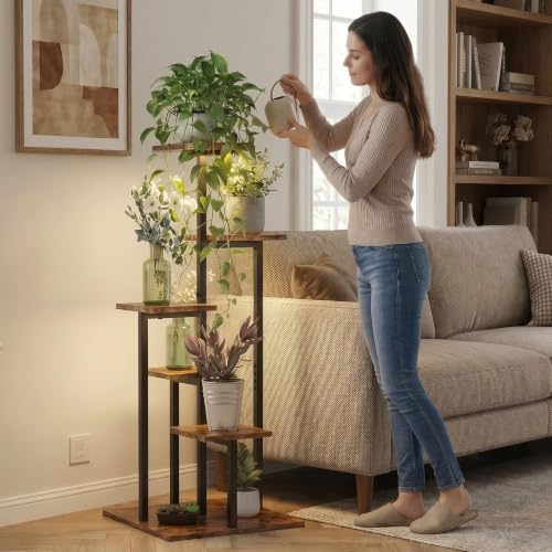 5 Tier Plant Stand Indoor, Multiple Plant Stands for Indoor Plants